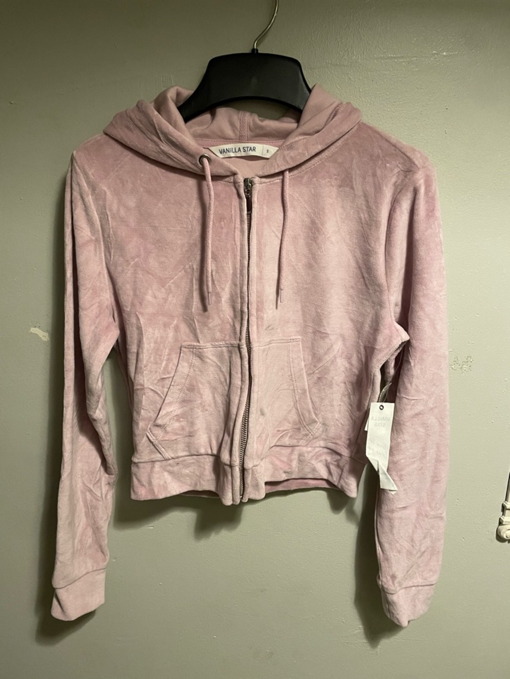 Vanilla Star cropped Hoodie